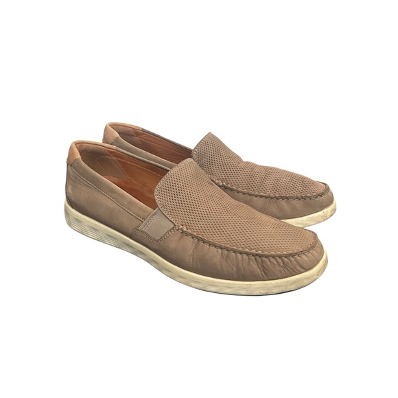 ECCO Men’s Collin 2.0 Loafers 540504 Brown Leather Mesh Comfort Slip On Size 45 main image 11